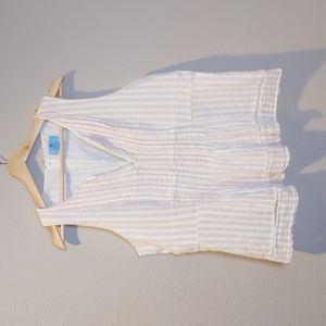 CeCe striped sleeveless top